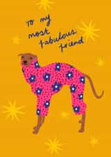 To my most fabulous friend Galentines card created by Emmy Lupin Studio 