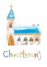 CHRISTENING CARD created by Anya Higginson