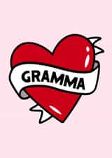 Gramma Mother's Day Birthday Card created by Fighty Pants