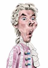 Kenneth Williams 'Carry On' card created by Richard Farrell