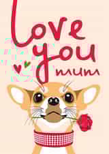 Chihuahua Mother's Day Card created by Diva Doodle Designs