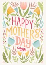 Pretty Mothers Day Card - Flowers - Happy Mother's Day created by by Rachel Manzano