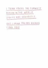 I think you’re the funniest… created by @eggc_arton