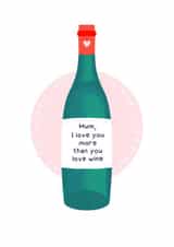 Wine Mother’s Day Card created by Stilus 