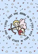 Cupid's Arrow Valentine's Card created by Flopsydoods 