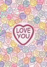 Love You Love Hearts Card created by Bec Broomhall