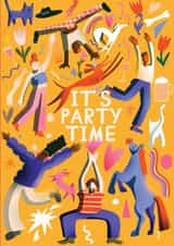 friends party birthday card  created by holaholga