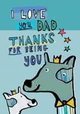I love you Dad created by Alice Palace