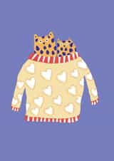 Cats In Jumper Card created by Lora O’Callaghan