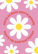 Hurry up and get better thinking of you card created by Amy Watkinson