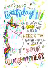 Awesome Birthday Card created by daminidesigns