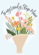 To my lovely step mum on mothers day created by Lauren Sheridan