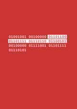 I Love You Binary Code Card Geeky Valentine's Day created by Matt Facer