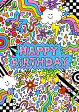 Happy Birthday Doodles 1001 created by Ailish Beadle