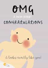 New Baby congratulations card created by patternmuse