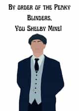 Peaky Blinder Valentines Card created by Kayleigh Faram