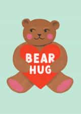 Bear Hug Valentine's day card created by Catalina Williams