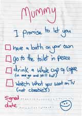 Mummy...I promise  created by Rachel Millson-Hill