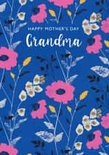 Classic Mothers Day Card - Grandma - Flowers - Happy Mothers Day Grandma created by Rebecca Prinn