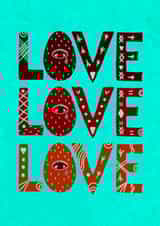 St. Valentine card created by Katherine Polyakova