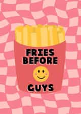 Fries Before Guys Galentine’s Day Card created by This Gal Designs