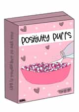 Positivity Puffs created by Emily Calver