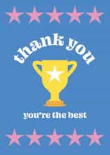 You're the best thank you card created by Amy Watkinson