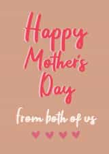 Joint Mother’s Day card  created by Positivity by Eilidh 