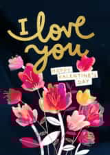 Moody love bouquet created by Alissa Thaler