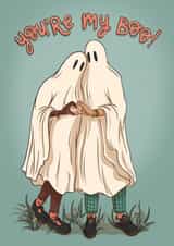 You’re my boo! Valentine’s card created by Tee Ansell Draws