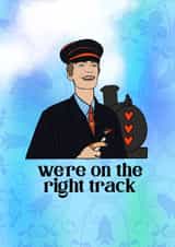 Francis Bourgeois - We’re On The Right Track Valentines Day created by ItsWeezyDrawin