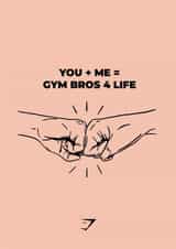 'You + Me = Gym bros for life' - Gym Valentines Day | Gymshark created by Gymshark