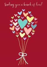 Sending you a bunch of love! created by Rebecca Ensor