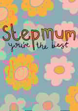 Stepmum Mothers day card created by Dottypink Designs