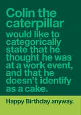 Funny political Boris and Colin birthday card created by Wordplay Design