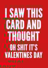 If you forgot Valentines day or if you are proud not to have forgotten Card created by kissmekwik