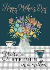 Floral Happy Mother's Day Stepmum card created by Making Meadows Ltd