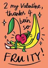 Fruity valentines card created by Phoebe
