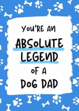 Funny Dog Dad Card created by Gobbygifts