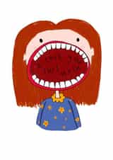 Shout about your love card created by Sarah Shields Studio