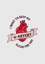 I want to keep my h-artery clear for you created by Flora ProActiv