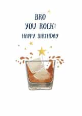 Bro you rock! Happy birthday created by Katie Phythian Design