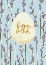 Floral patterned Happy Easter card created by Fariza Kartbayeva