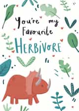 You're my favourite Herbivore created by Studio Sunny Side Up Art