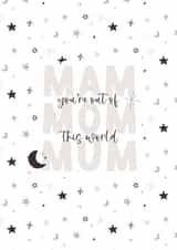 You're out of this world created by The Posh Paper co.