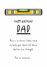 DIY Birthday Card for Dad created by Little Bramble 
