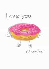 Doughnut Valentine Card created by Rebecca Hart