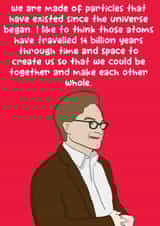 Big Bang Leonard valentines card created by Sam Bosworth