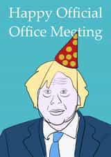 Boris birthday office meeting created by Sam Bosworth