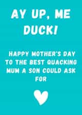 Northern Happy Mother's day card created by Curly Cards